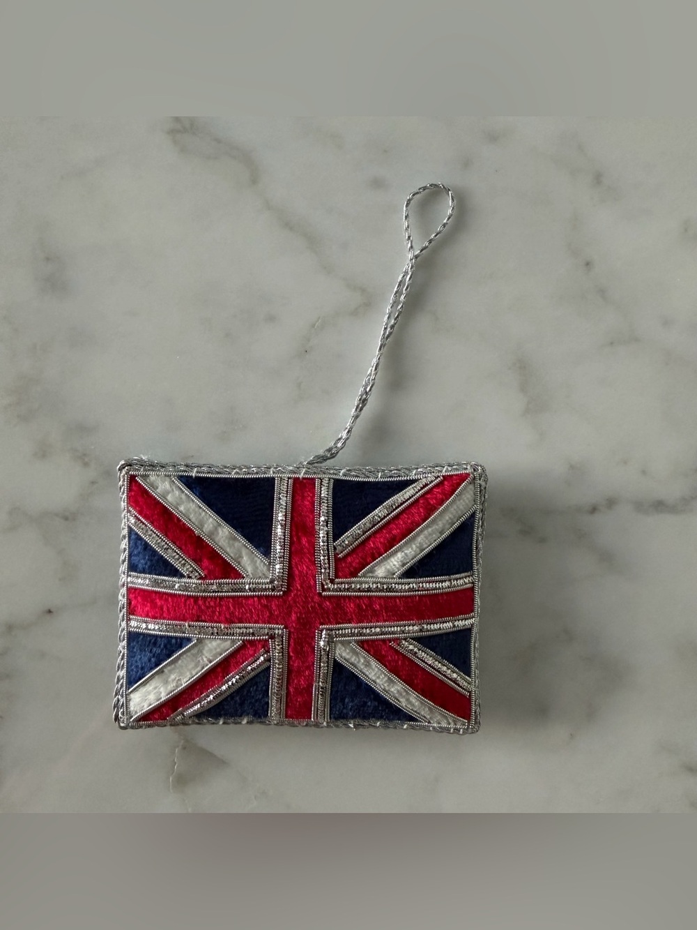 NEW! Union Jack Flag British Flag Christmas Ornament